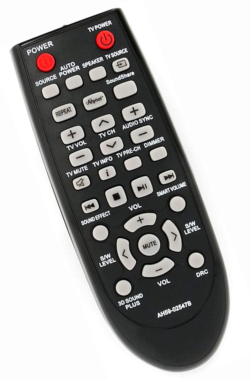 UBay AH59-02547B Remote Control Replaced for Samsung Sound Bar HW-F450 HW-F450ZA HW-FM45 HW-FM45C PS-WF450 HWF450 HWF450ZA HWFM45 HWFM45C PSWF450 AH6802644D00 HW-F450/ZA AH68-02644D-00 - Image 2